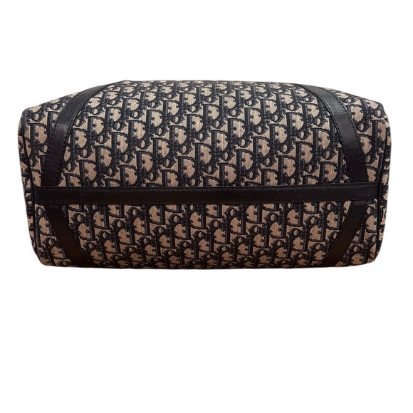 Dior Vintage Trotter Black and Gray Duffel Bag - Picture 12 of 14